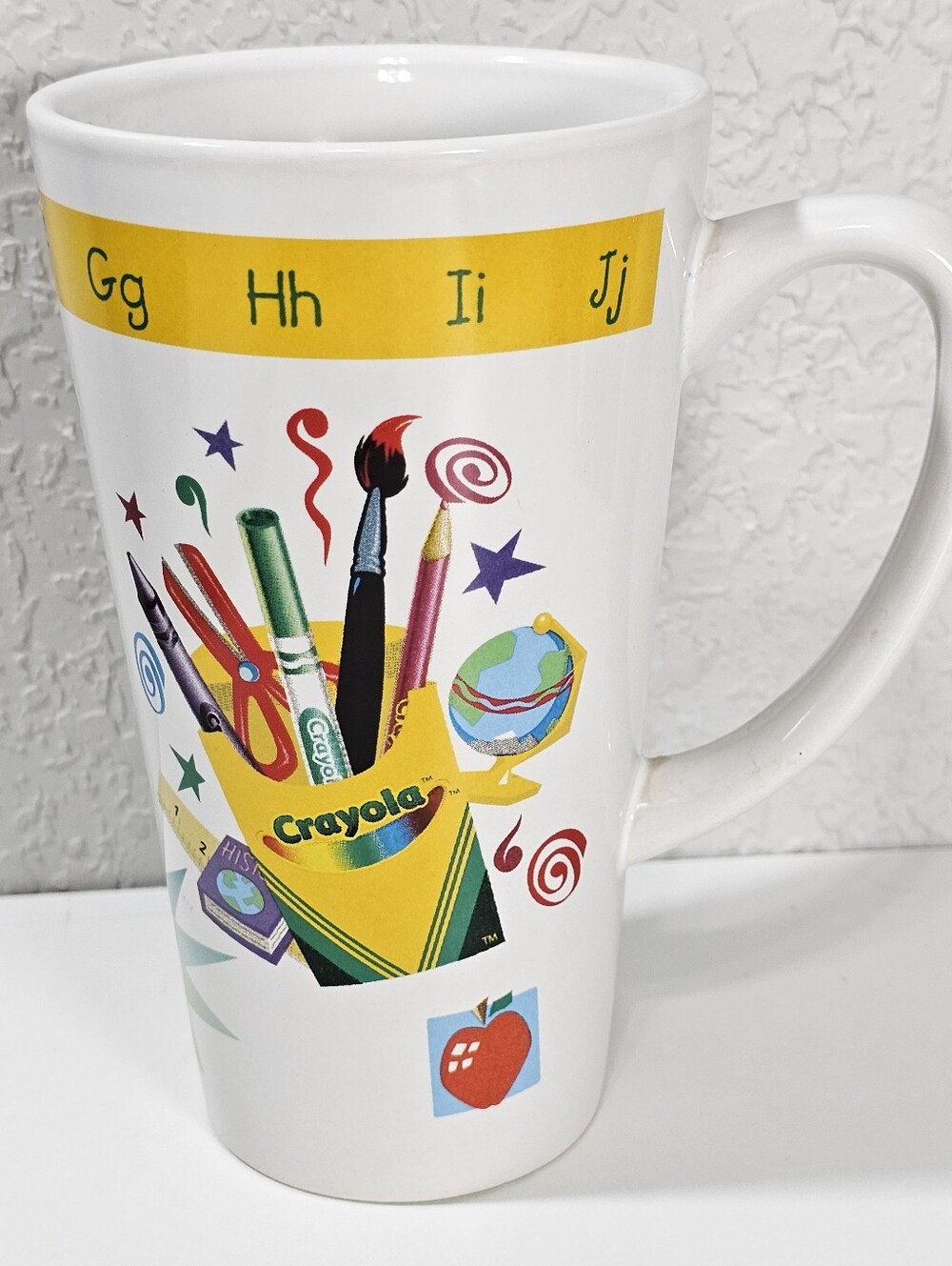 2004 Binney & Smith Crayola teacher-themed mug